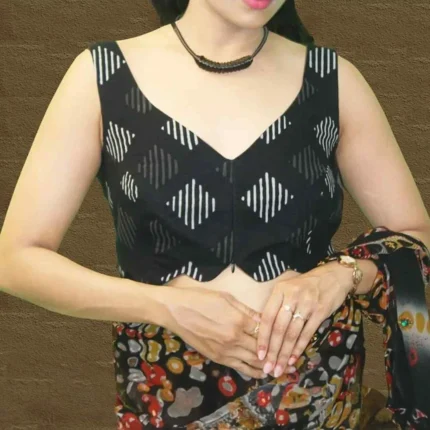 Cholii Blaki - Cotton Sleeveless Blouse