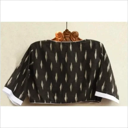 Cholii Early Bird - Ikkat Cotton Half Sleeve Blouse