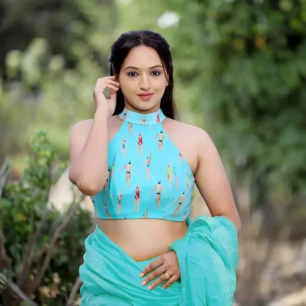 Cholii Jalpari - Georgette Sleeveless Blouse